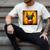 Colorful Sketch Oil Painting Of A Bat Reading Book Men's Comfort Colors T-Shirt Ivory