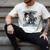 Cool Alpha Wolf Meme Don't Worry Kitten Daddy's Here Men's Comfort Colors T-Shirt Ivory