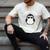 The Coolest Dad Cool Penguin By Dangerous Dad Men's Comfort Colors T-Shirt Ivory The Coolest Dad Cool Penguin By Dangerous Dad Men's Comfort Colors T-Shirt Ivory