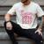 Coquette Pink Bow Flowers Senior 2026 2027 Graduation Men's Comfort Colors T-Shirt Ivory