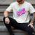 Cowabunga Retro 80s 90s Nostalgia Slang Neon Grunge Art Men's Comfort Colors T-Shirt Ivory