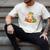 Crocodile Reading Book Watercolor Flowers Kids Men's Comfort Colors T-Shirt Ivory