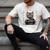 Cute Cat Mugshot Humorous Cat For Cats Lover Cat Mom Cat Dad Men's Comfort Colors T-Shirt Ivory