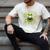 Cute Floral Frog Book Reading Men's Comfort Colors T-Shirt Ivory