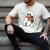 Cute Ghost Cat Reading Book Spooky Season Halloween Costume Men's Comfort Colors T-Shirt Ivory