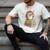 Cute Hedgehog Reading Books Animal Lover Reader Bookworm Men's Comfort Colors T-Shirt Ivory