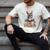 Cute Reading Bunny With Glasses Books Bookworm Reader Book Premium Tri-Blend Men's Comfort Colors T-Shirt Ivory