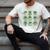 Cute Shamrock Reading Books St Patrick's Day Teacher Reading Men's Comfort Colors T-Shirt Ivory