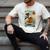 Dachshund Doxie Japanese Kanagawa Wave Surfing Japan Mom Dad Men's Comfort Colors T-Shirt Ivory