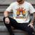 Dad Of a Basshole Basset Hound Owner Men's Comfort Colors T-Shirt Ivory