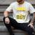 Dad Of The Birthday Boy Construction Truck Men's Comfort Colors T-Shirt Ivory