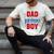 Dad Of The Birthday Boy Spider Web Birthday Party Matching Men's Comfort Colors T-Shirt Ivory