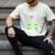 Dad Of Four Low Battery Father Of 4 Kids Dad Men's Comfort Colors T-Shirt Ivory