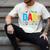 Dad Master Builder Building Bricks Blocks Family Fathers Day Men's Comfort Colors T-Shirt Ivory