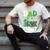 Dad Of The Three Rex Birthday Dinosaur Family Matching Men's Comfort Colors T-Shirt Ivory