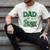 Dad Of The Two Rex Birthday Dinosaur Family Matching Men's Comfort Colors T-Shirt Ivory