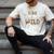 Dad Of The Wild One Zoo Themed 1st Birthday Party Men's Comfort Colors T-Shirt Ivory