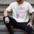 Dada Of The Birthday For Girl Dinosaur T-Rex Party Family Men's Comfort Colors T-Shirt Ivory