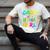 Dada Of The Birthday Girl Retro 80's Party Shirt Men's Comfort Colors T-Shirt Ivory