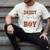 Daddy Of The Birthday Boy Football Party Family Matching Men's Comfort Colors T-Shirt Ivory