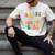 Daddy Of The Birthday Girl Groovy Themed Father Dad Men's Comfort Colors T-Shirt Ivory