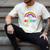 Daddy Of The Birthday Girl Rainbow B-Day Matching Family Men's Comfort Colors T-Shirt Ivory