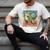 Daddysaurus Father's Day Best Dad T-Rex Papa Men's Comfort Colors T-Shirt Ivory