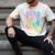 Dead Dad Club Surviving On Dark Humor Hippie Men's Comfort Colors T-Shirt Ivory