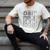 Dirt Bike DAD Bike Motocross Enduro US Flag Shirt T-Shirt Men's Comfort Colors T-Shirt Ivory