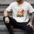 Easily Distracted By Books And Gnomes Book Reading Gnome Men's Comfort Colors T-Shirt Ivory