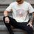 Easily Distracted By Cats And Books Reading Men's Comfort Colors T-Shirt Ivory