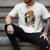 Elder Emo Skeleton Beanie Nostalgia Scene Aesthetic Men's Comfort Colors T-Shirt Ivory