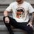 Fall Book Teacher Cat Books Halloween Autumn Librarian Men's Comfort Colors T-Shirt Ivory