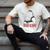 Family Guy Peter Stewie Dad Life Distressed Big Chest Logo Men's Comfort Colors T-Shirt Ivory