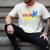 First Day Of School Shirt Peace Out Pre-K Graduation Kids So Men's Comfort Colors T-Shirt Ivory
