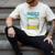 Frutiger Aero Aesthetic Rainbow Glitch Art Men's Comfort Colors T-Shirt Ivory
