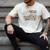 Frutiger Aero Aesthetic Retro Tech Camo Distressed American Men's Comfort Colors T-Shirt Ivory