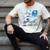 Frutiger Aero Aesthetic Tech Great Wave Of Kanagawa Fishes Men's Comfort Colors T-Shirt Ivory