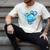 Frutiger Aero Metro Abstract Maximalism 2000s Nostalgia Men's Comfort Colors T-Shirt Ivory