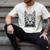 Glitch Weird Cat Kitten Optical Illusion Cat Mom Dad Men's Comfort Colors T-Shirt Ivory