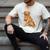 Golden Retriever I Love Dad Dog Dad Father's Day Men's Comfort Colors T-Shirt Ivory