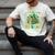 Goods Luck Read Librarian Book Patrick Days Shamrock Clover Men's Comfort Colors T-Shirt Ivory