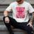 Graduate 2025 For Senior 2025 Graduation Coquette Pink Bow Men's Comfort Colors T-Shirt Ivory