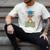 Graduate Kangaroo Class Of 2025 Kids Graduation Men's Comfort Colors T-Shirt Ivory