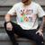 Graduation Peace Sign Out Eighth Grade Tie Dye Hippie Men's Comfort Colors T-Shirt Ivory