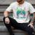Green Teal Pink In Memory Of My Mom Metastatic Breast Cancer Men's Comfort Colors T-Shirt Ivory