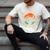 Groovy Daddy 70s Aesthetic Nostalgia 1970's Retro Groovy Dad Men's Comfort Colors T-Shirt Ivory