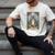 The Hermit Cat Tarot Card Introvert By Georgi Men's Comfort Colors T-Shirt Ivory