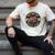 Hotrod Custom Car Automotive Nostalgia Distressed Premium Tri-Blend Men's Comfort Colors T-Shirt Ivory
