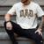 Hunting Dad Duck Camouflage Camo Preppy Camo Dad Camo Men's Comfort Colors T-Shirt Ivory